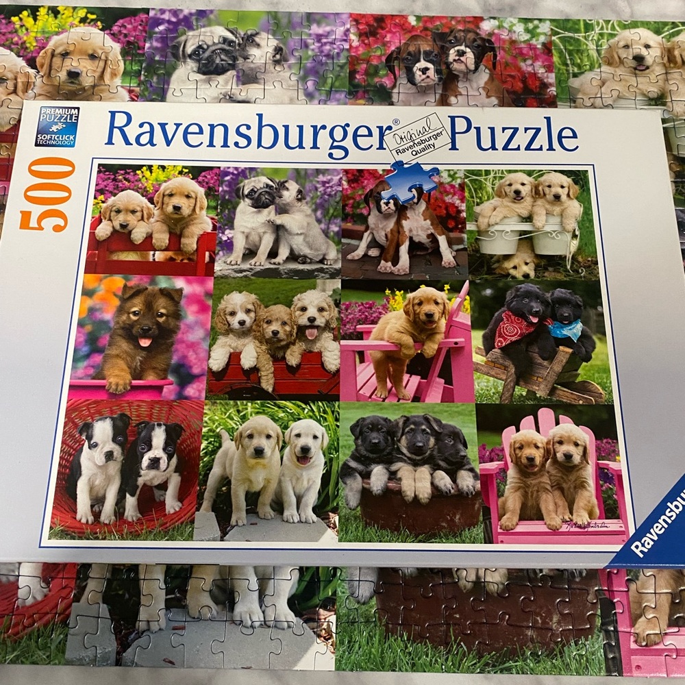 Ravensburger puppy pal 500 piece puzzle